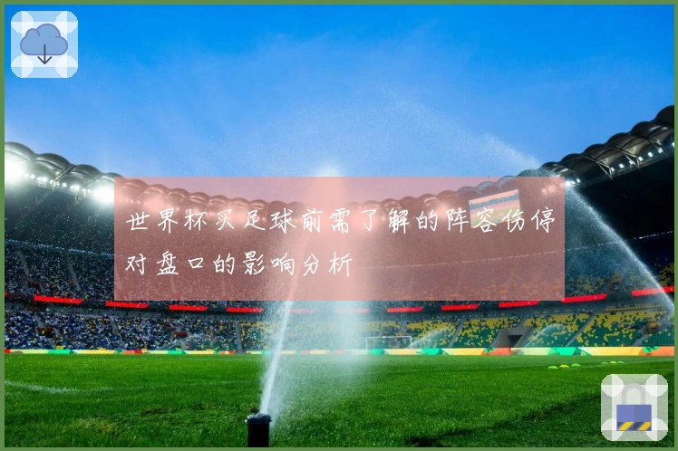世界杯买足球前需了解的阵容伤停对盘口的影响分析
