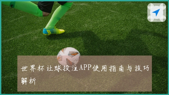 世界杯让球投注APP使用指南与技巧解析